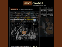 Tablet Screenshot of morecowbell.ie